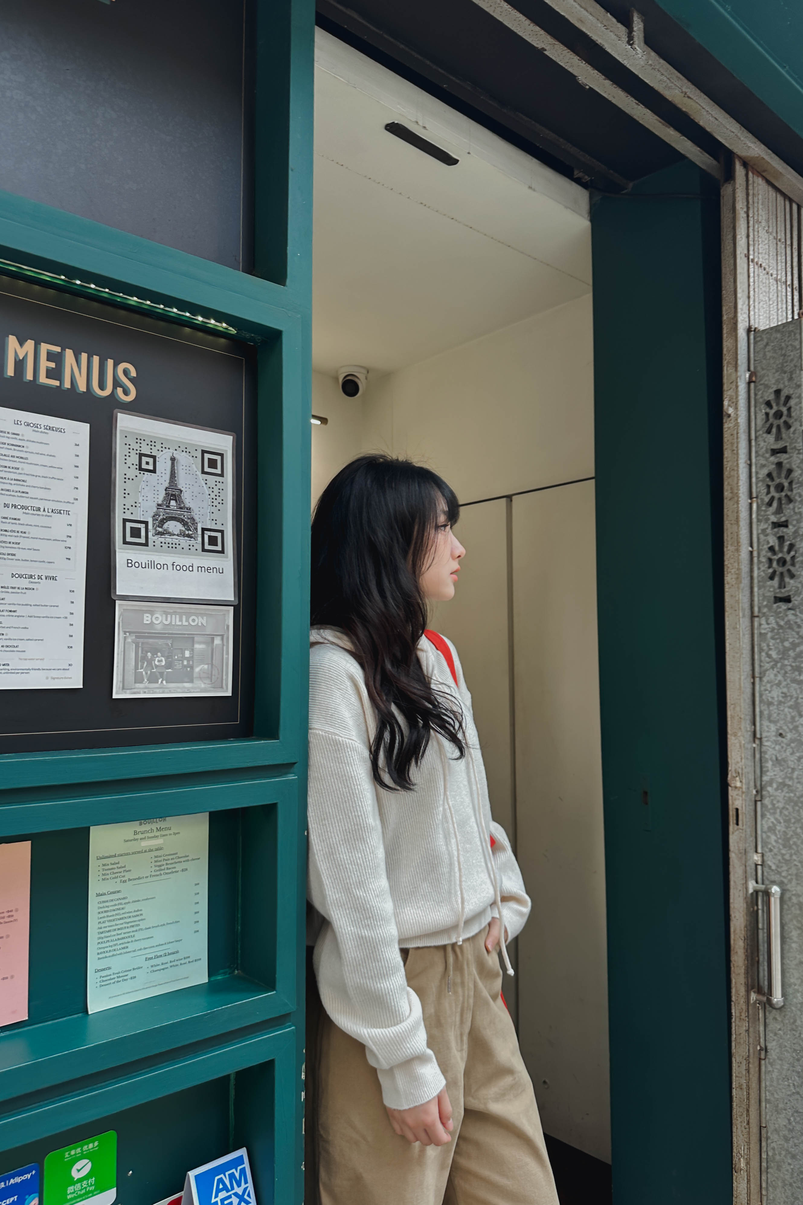 極簡短版針織連帽衛衣 (兩色入)