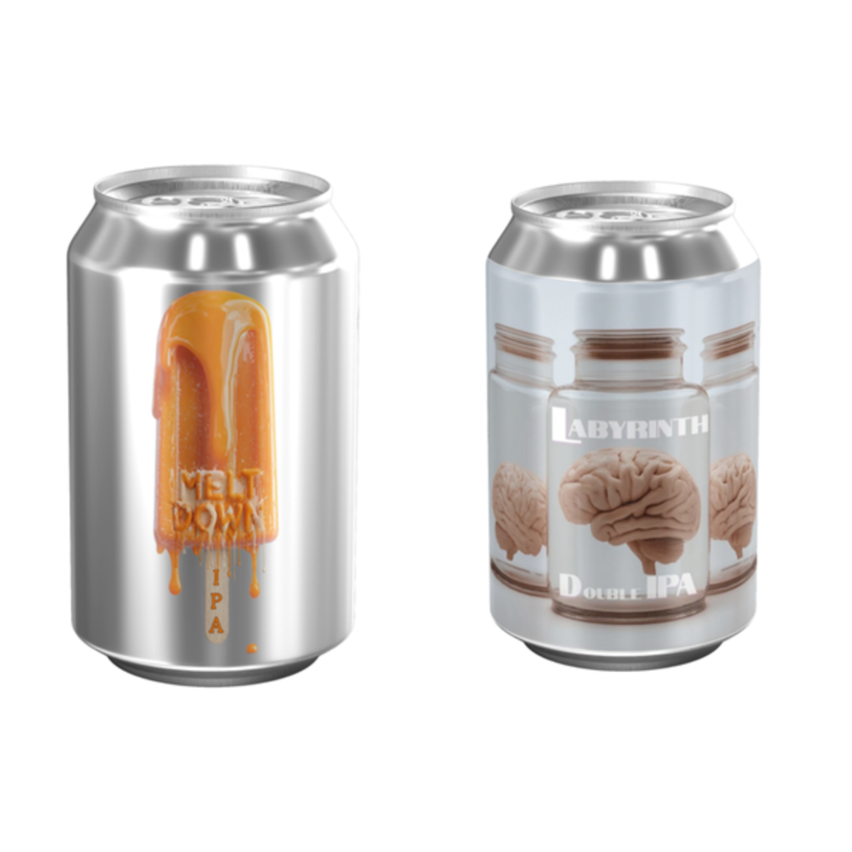 Yardley Brothers MELTDOWN - CREAMSICLE IPA / LABYRINTH - HAZY DOUBLE IPA