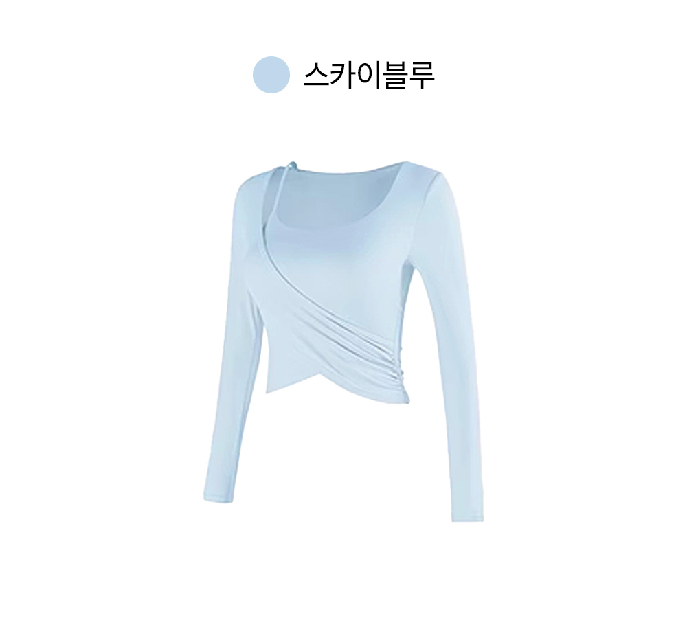 預購_Mood Wrap Long Sleeve top by Lux wear