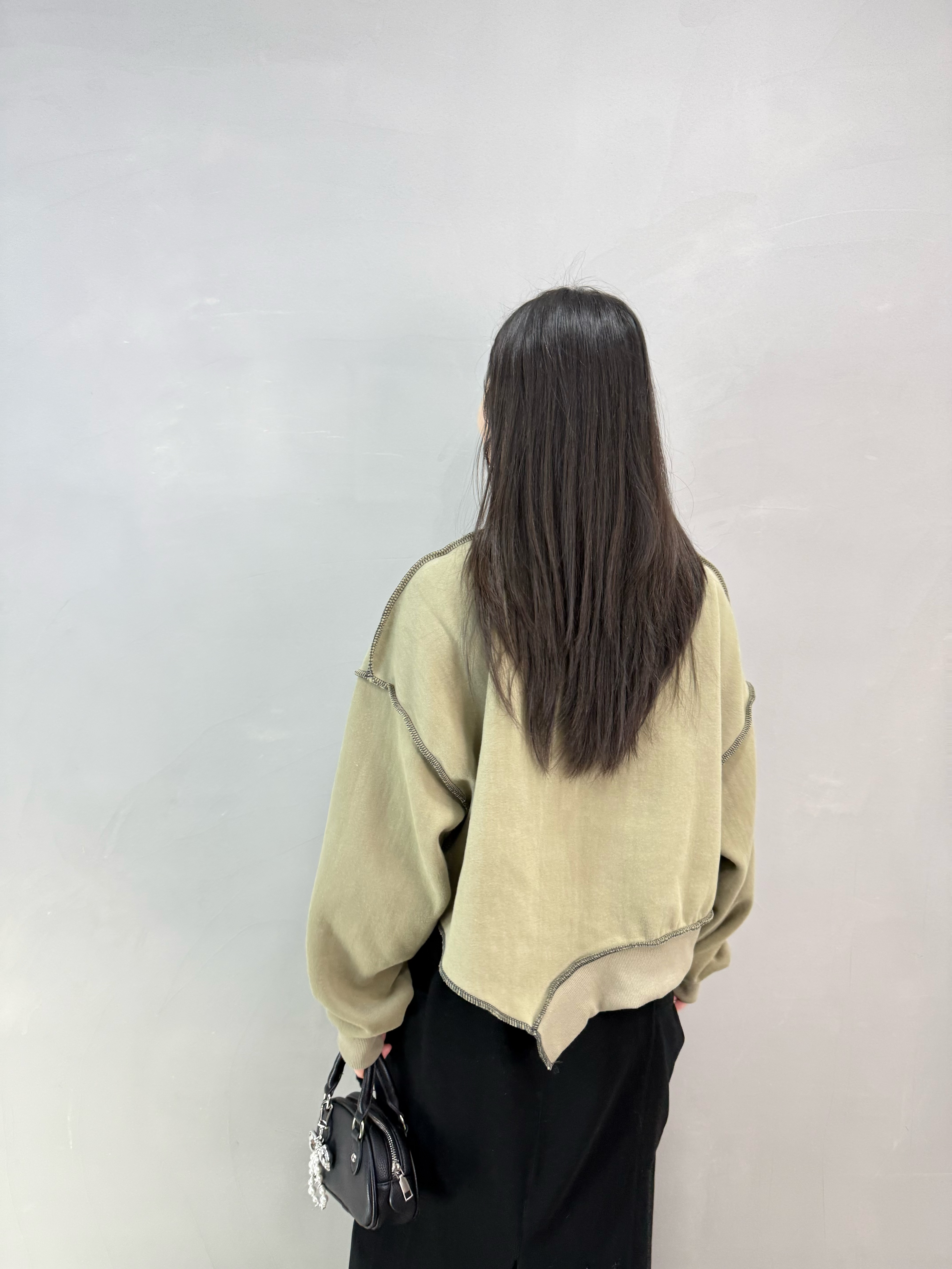 E77 不規則腳加絨衛衣