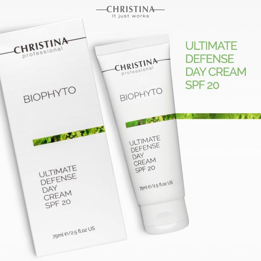 Christina Bio-Ultimate植萃活顏防護日霜SPF20。75 ml