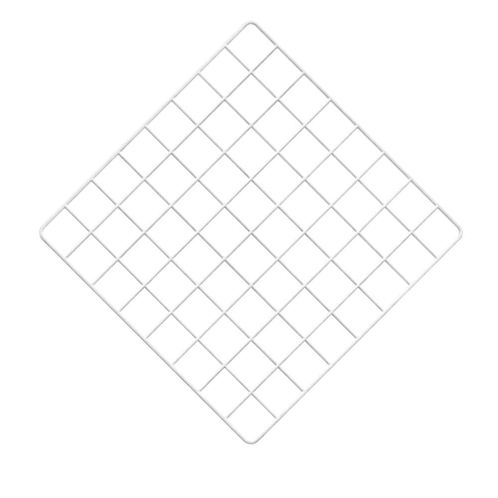 不鏽鋼網層架 DIY格仔收納櫃 組合櫃分隔板 寵物圍欄板 收納架置物架 白色［平行進口］ HK2760