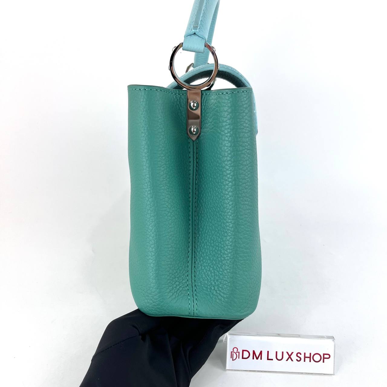 LV Capucines BB Green & Blue Taurillon