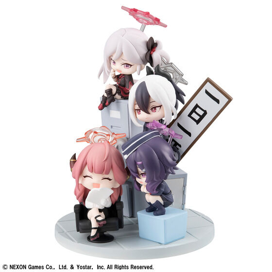 (預訂訂金 $300) (總價 $754) (魂限) MegaHouse Figunity 蔚藍檔案 Blue Archive (連特典特製透明卡) (行版) 
