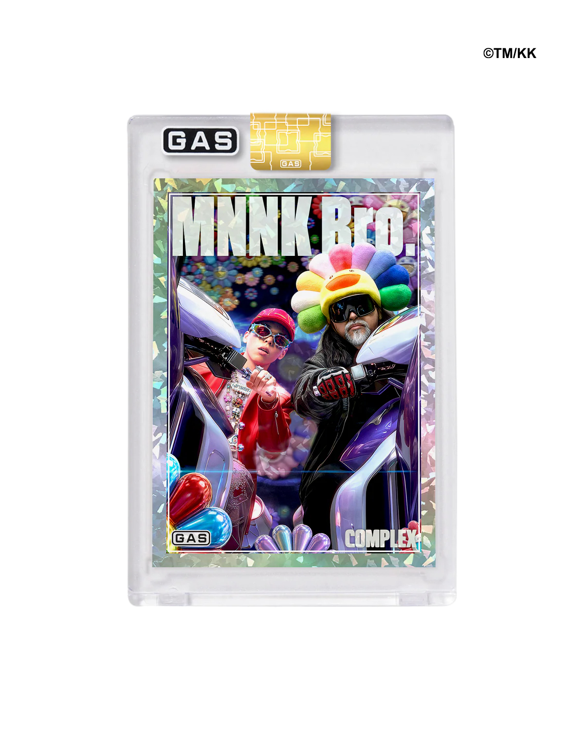 MNNK Bro. X Takashi Murakami X GAS Trading Cards （Limited Edition MNNK Bro. Complex Cover x GAS Cracked Ice Foil Card）