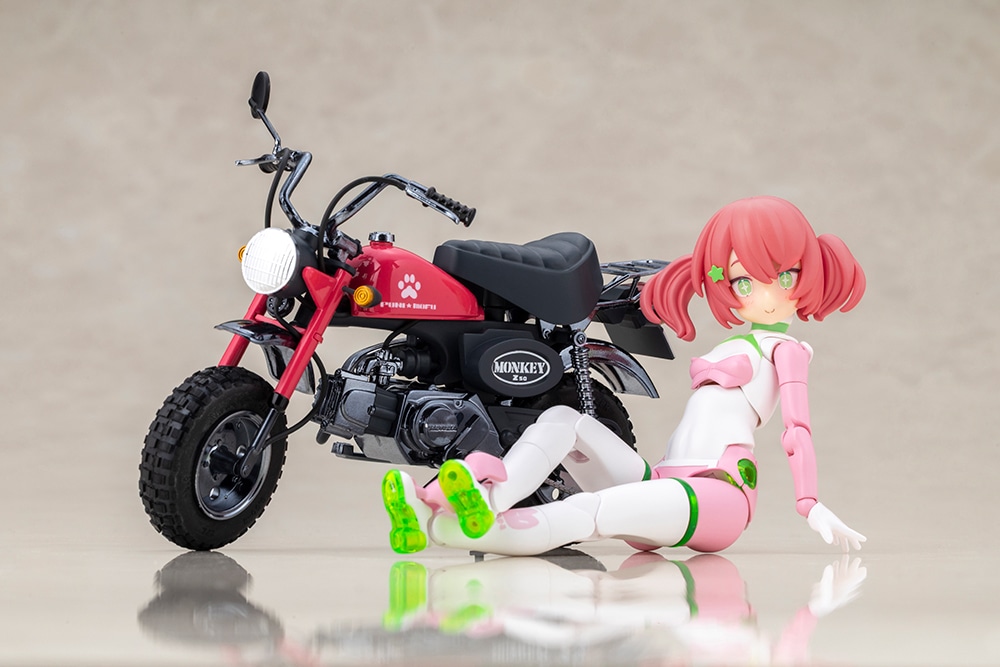 (預訂訂金 $100) (總價 $316) 壽屋 Kotobukiya Megami Device 女神裝置 PUNI MOFU RACING MAO with Honda Z50J-1 Monkey 模型 (KO08729) (行版) 