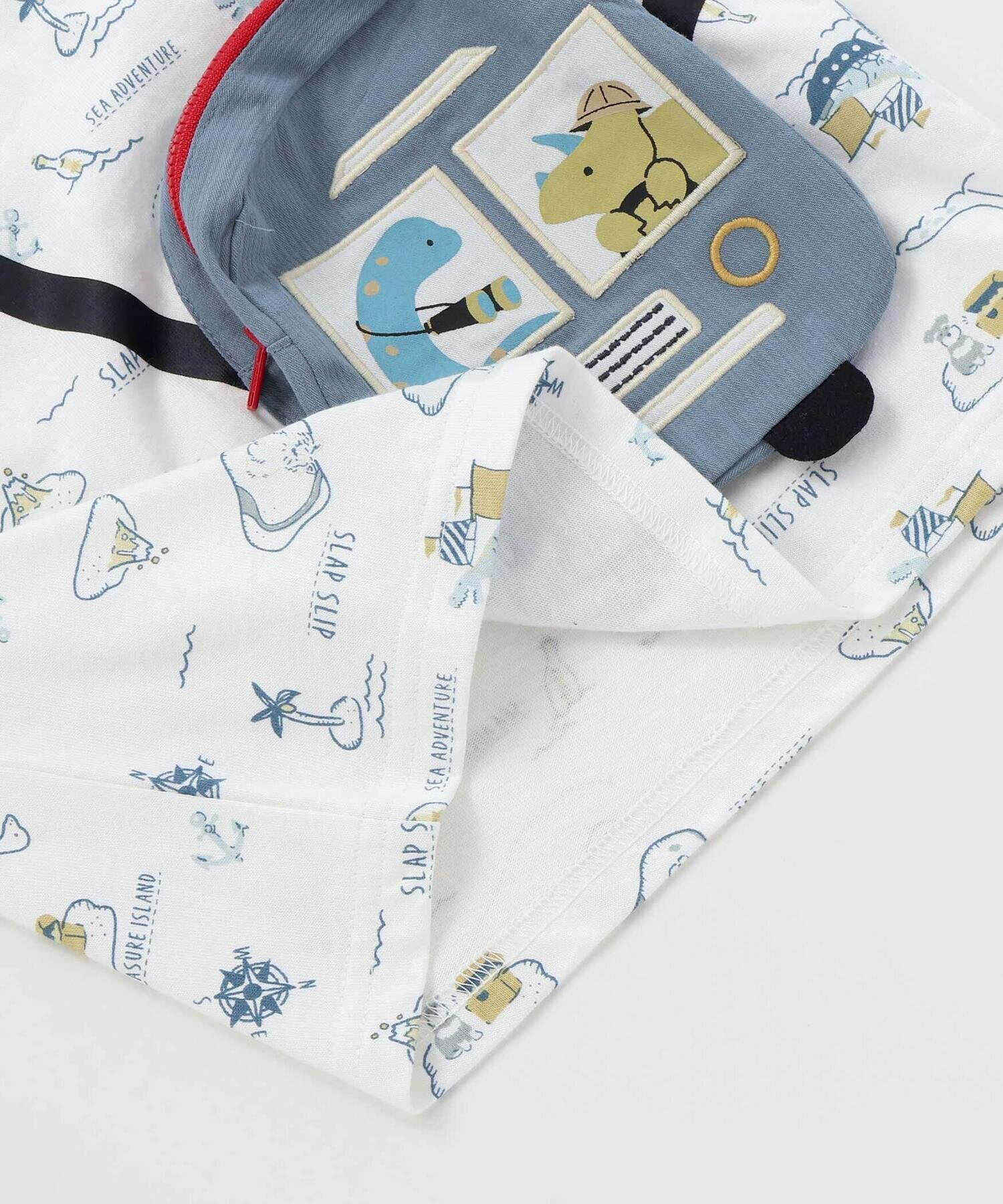 🆕【⭐訂購⭐】  日本直送🌀趣味恐龍立體小肩包 短袖Tee［2款選］🌀[ELDA-0030][260423]