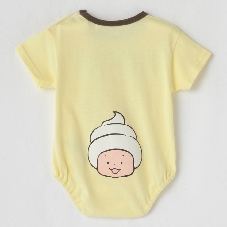 🇯🇵限量預訂 日本直送🇯🇵Oonotaro人物甜筒前後印花短袖包屁衣