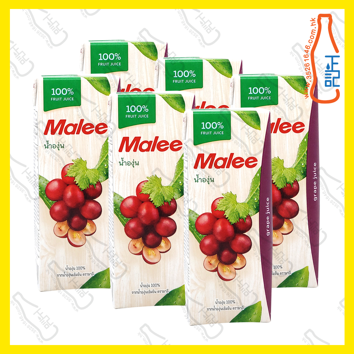 ==Malee 提子汁 200ml x【6包】/份