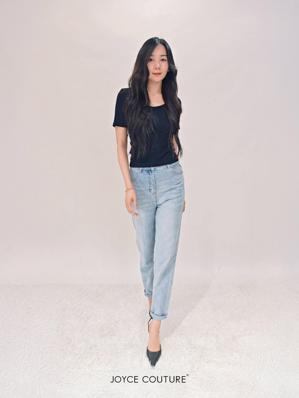 U领针织上衣 T0165