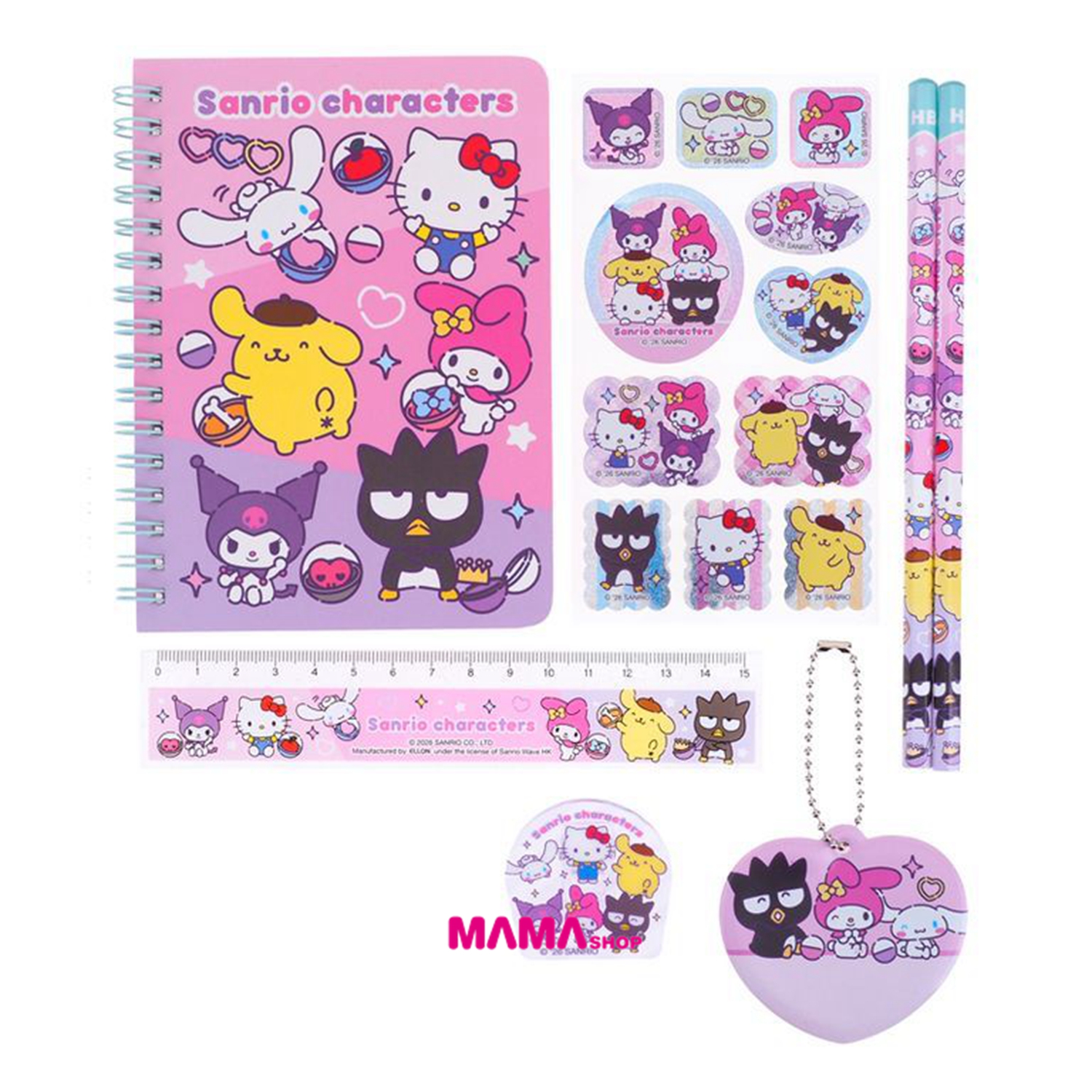 Sanrio 手挽盒文具套裝