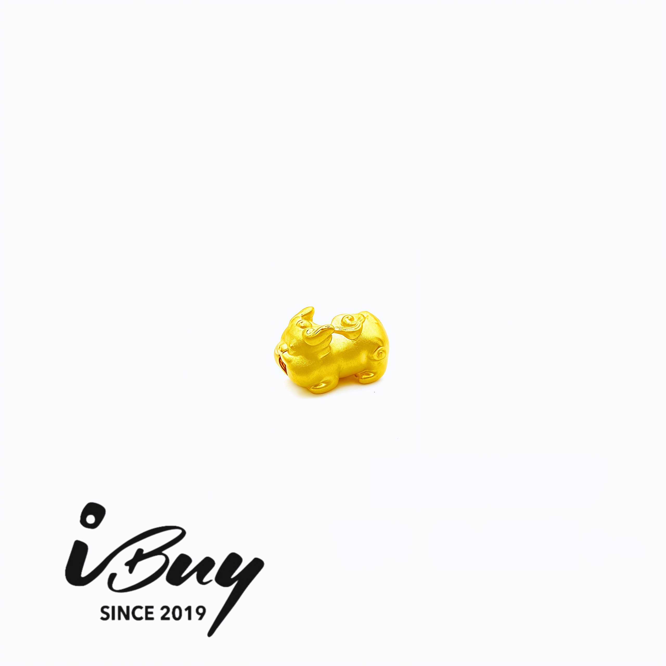 999 GOLD BABY PIXIU BEAD 999 金 貔貅宝宝串咀