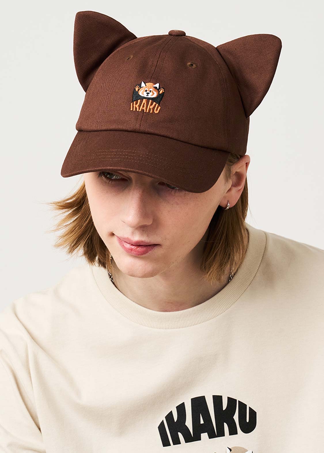 日本預訂📍黑豆人/小熊貓立體耳仔Cap帽