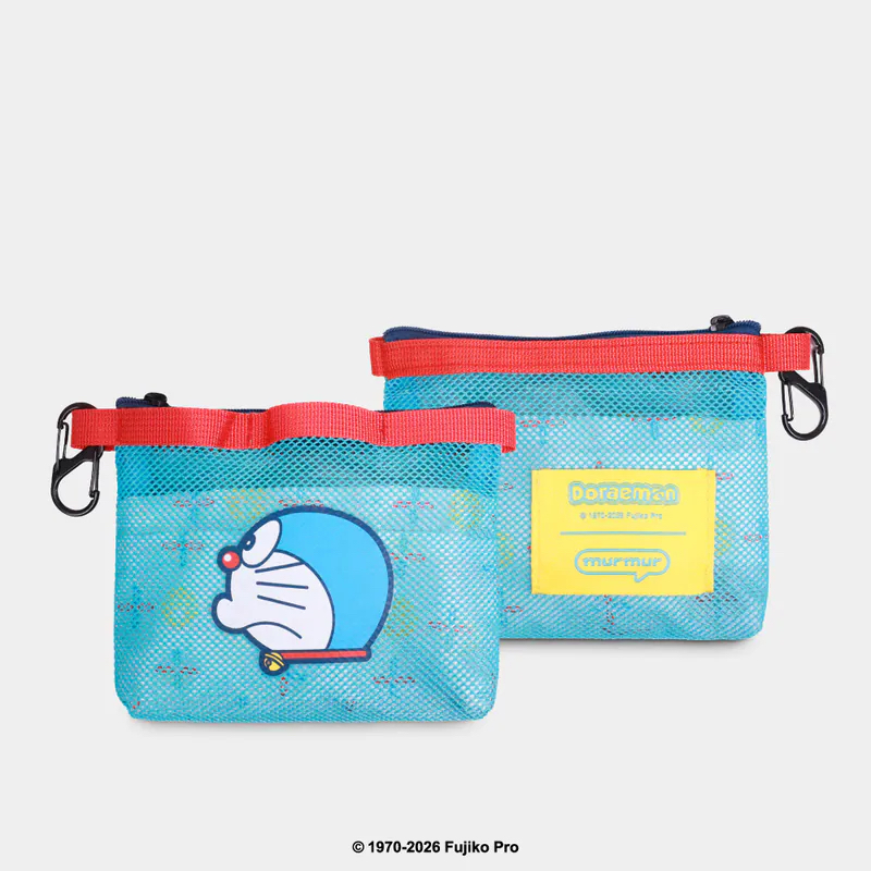 [現貨] 多啦A夢 Doraemon 多用途散紙包 | 隨身掛扣拉鏈袋｜小錢包｜收納袋｜旅行必備