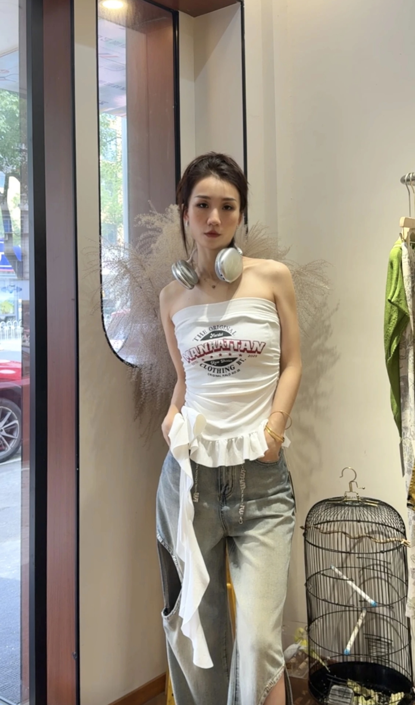 TP385辣妹性感抹胸