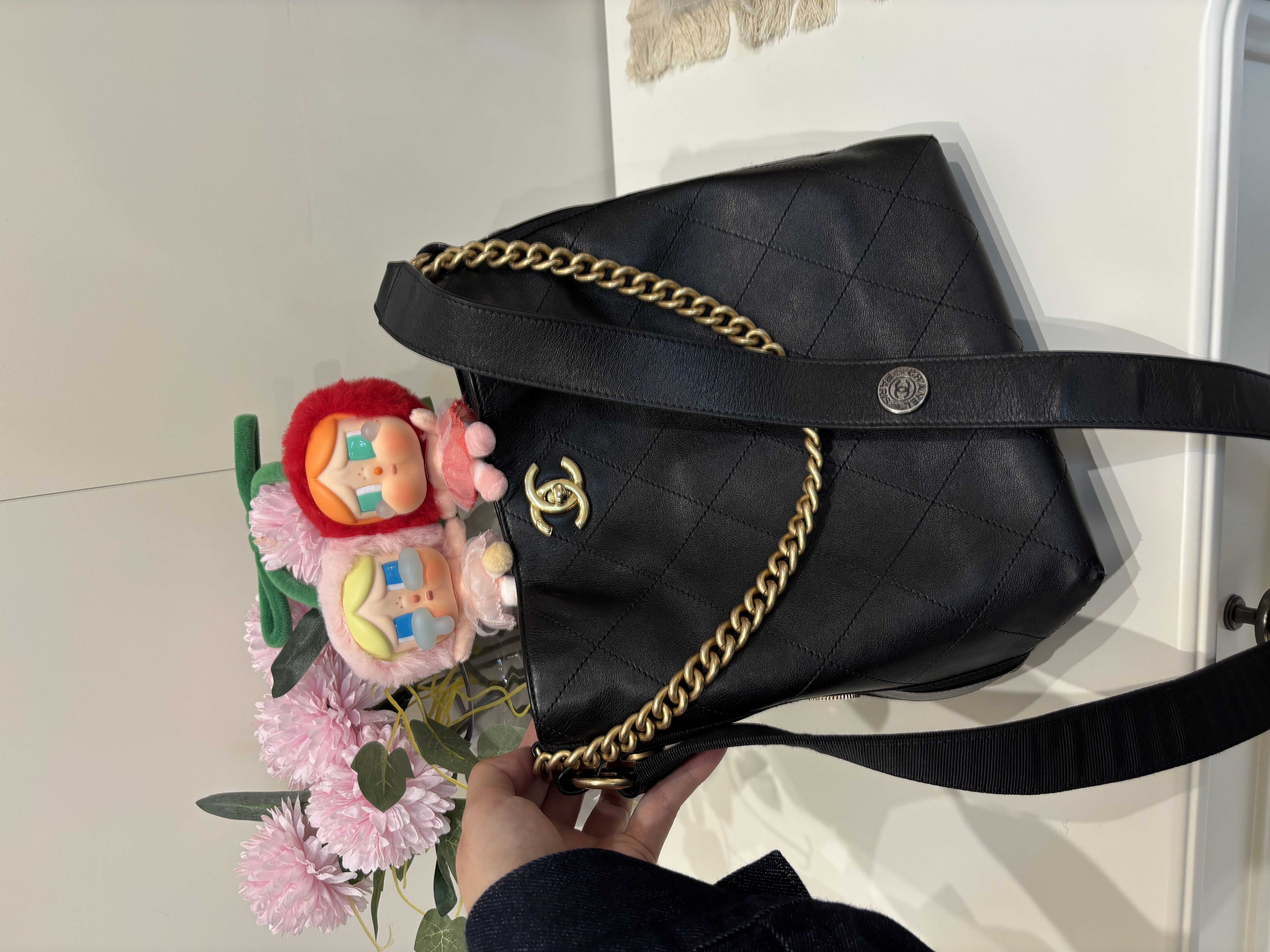 Chanel 2way Bucket bag 100%Authentic, 95%New ✅收據✅card ✅dust bag 