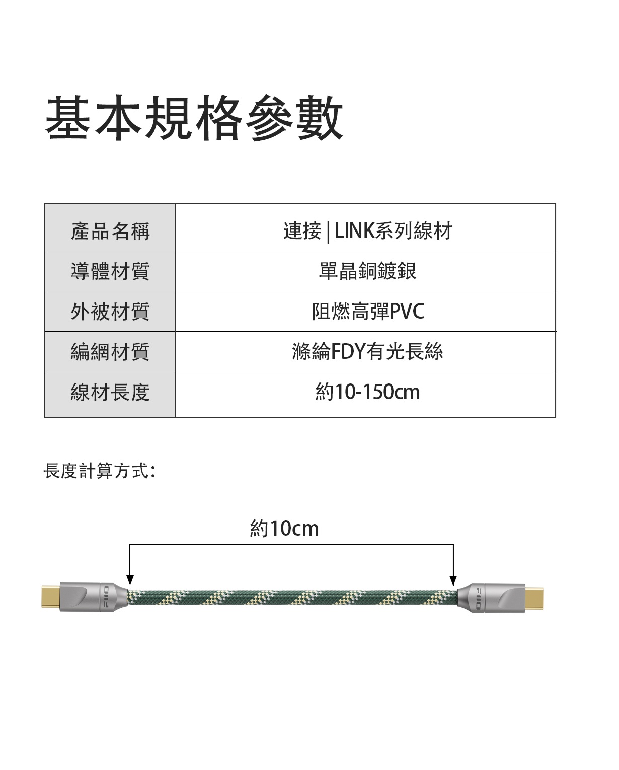 FiiO 連接 I Link ~ LINK 系列線材
