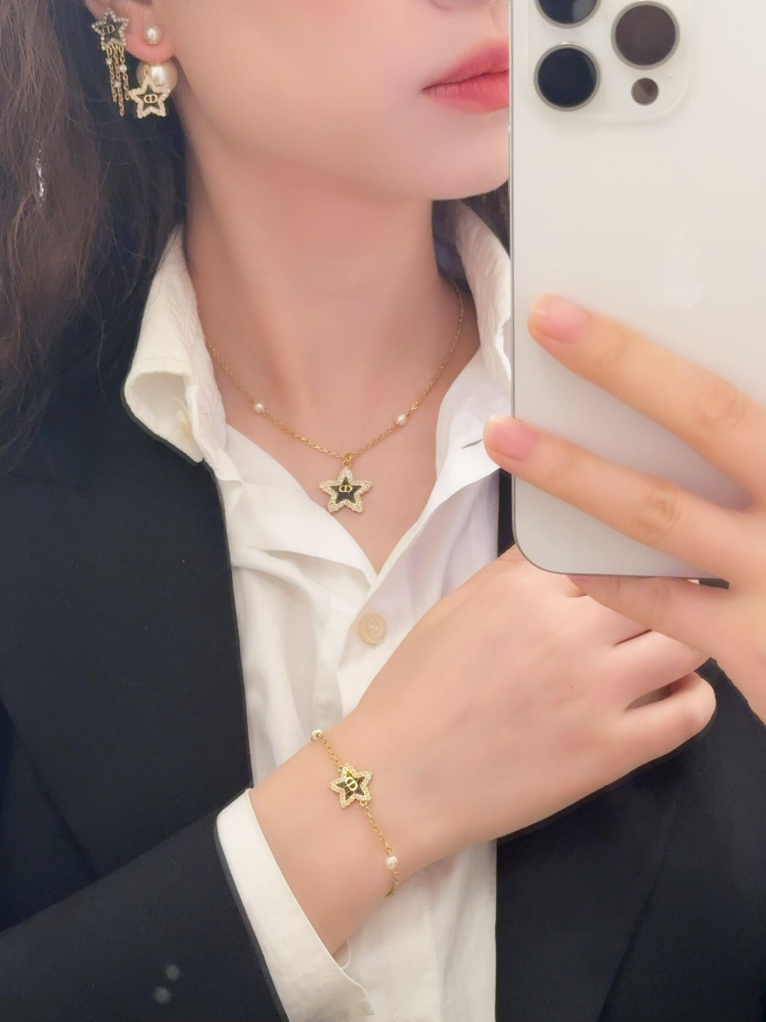 【原單】Dior Petit CD Lucky Baroque 耳環 - 禮盒裝