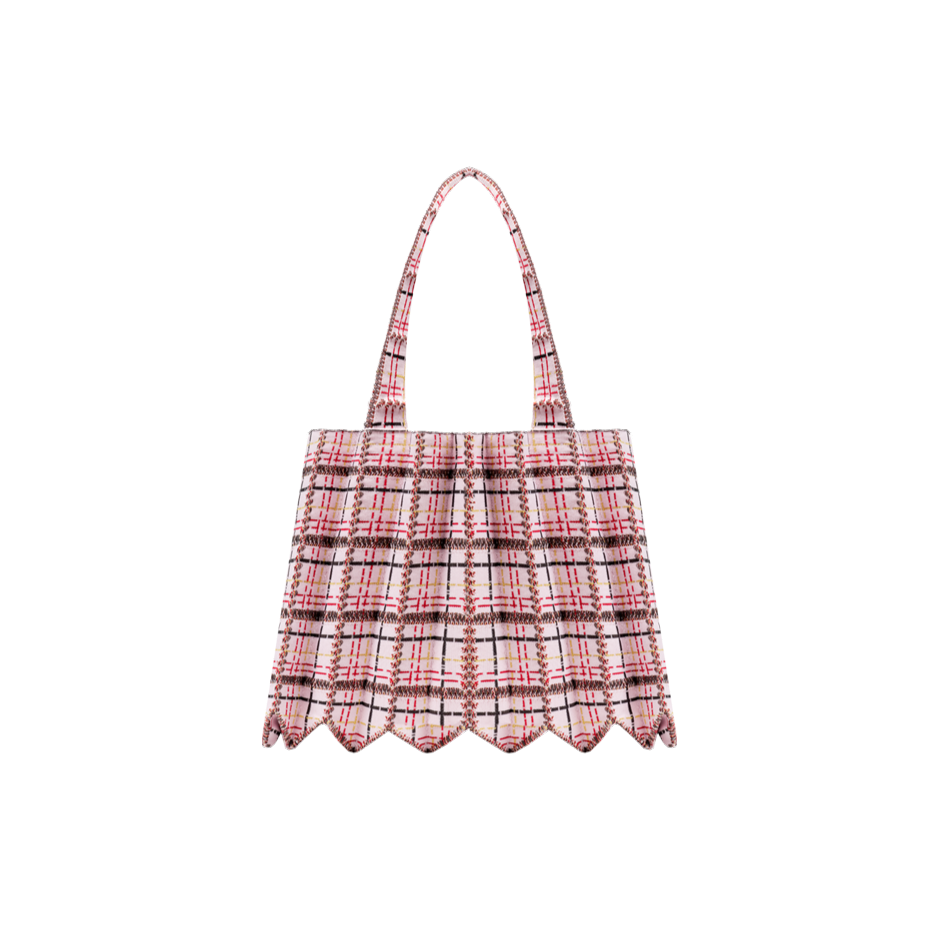 PLEATSMAMA Tweed Shopper Bag (4色)