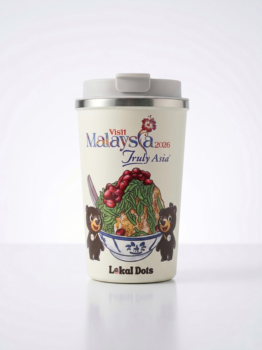LDVM16 - Thermal Tumbler 380ml Malaysian Kuih 