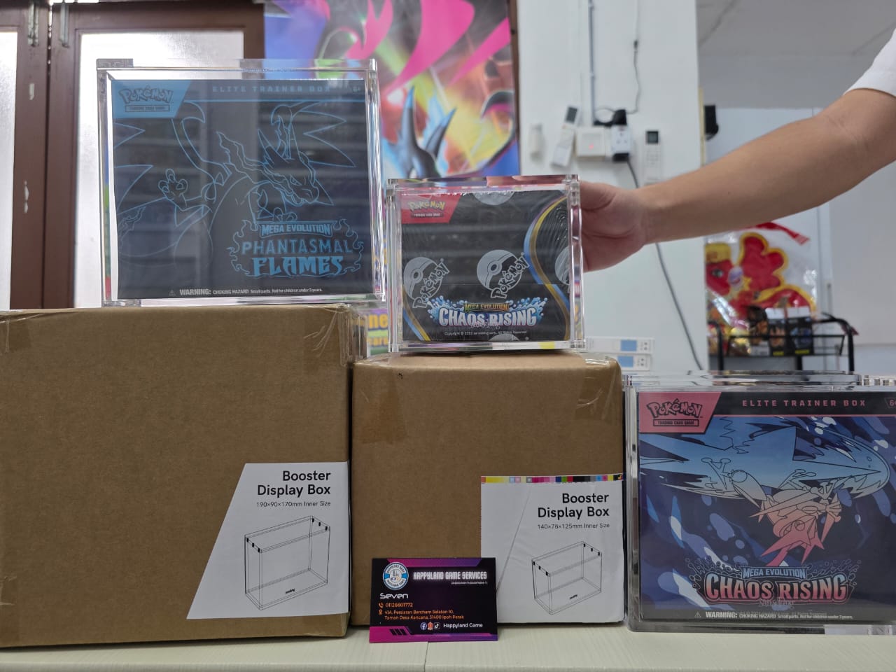 Sanseking TCG Card Game - Acrylic Case For Pokemon ETB or Booster Box