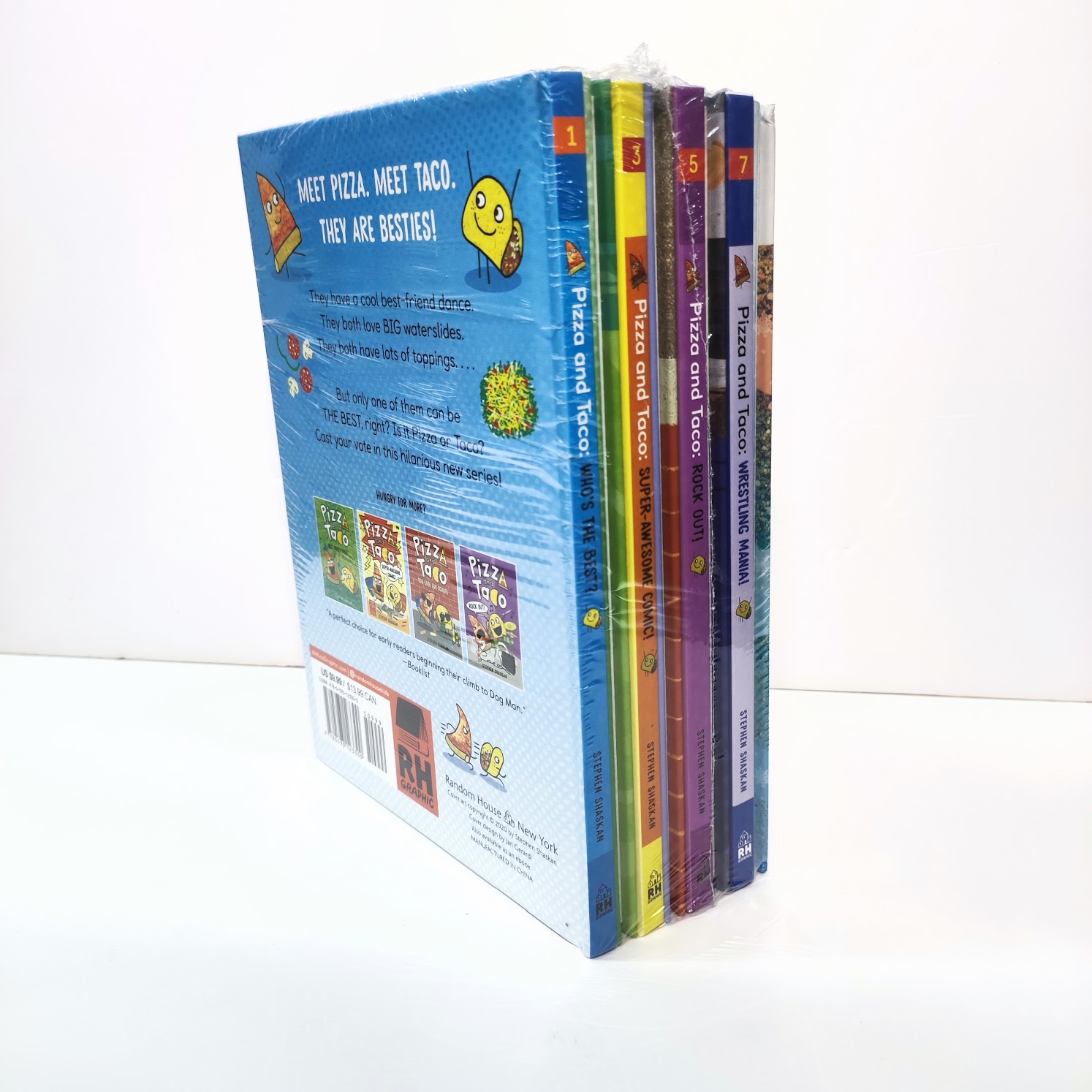 Pizza and Taco 10 books hardcover 披薩餅與玉米片  全彩漫畫系列 10本  B427	