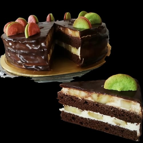 Gluten Free, Sugar Free Chocolate Banana Cake - 9'" / Pre-Order: 3 Days