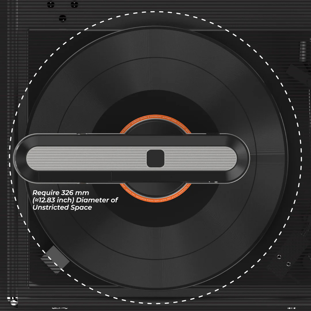 HumminGuru Orbit Vinyl Record Static Remover