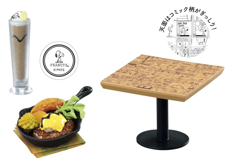 [Snoopy] 史努比咖啡館聚會微縮場景盲盒 (日文/英文) | 件