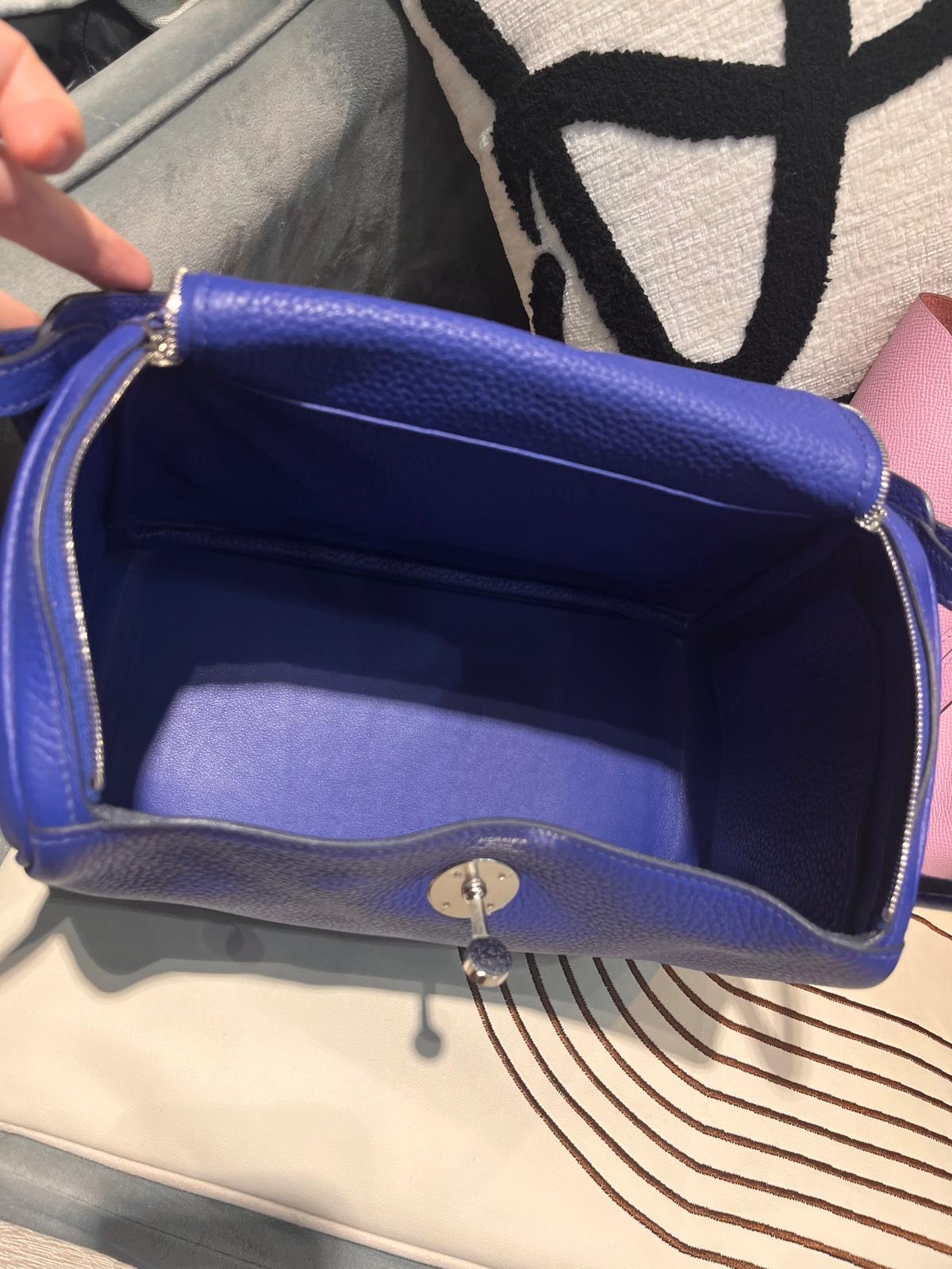 Hermes Lindy 26 Stamp A 電光藍 100%Authentic, 98%New ☑️Dust bag