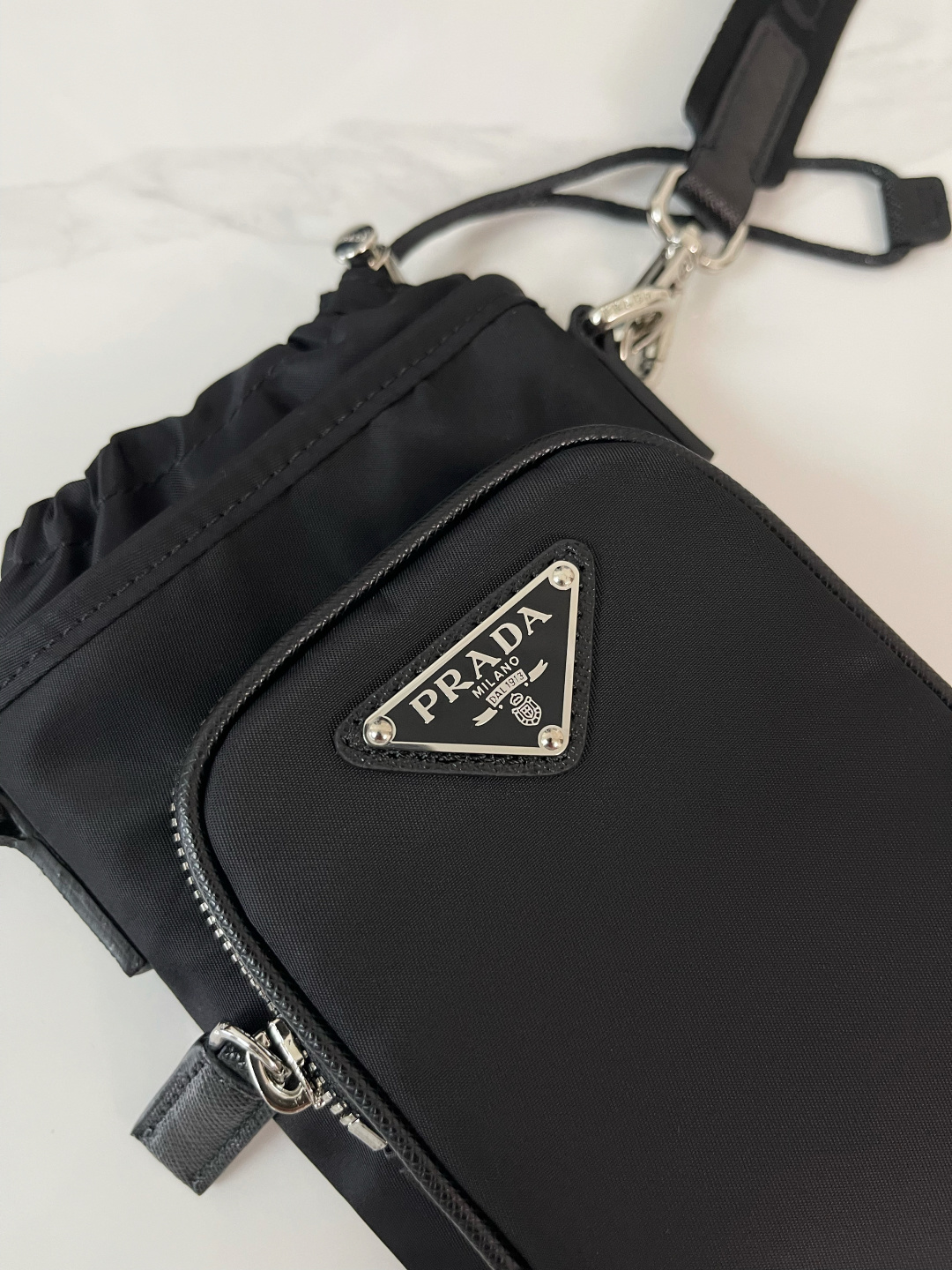 【頂級原單】PRADA Re-Nylon smartphone case 手機包