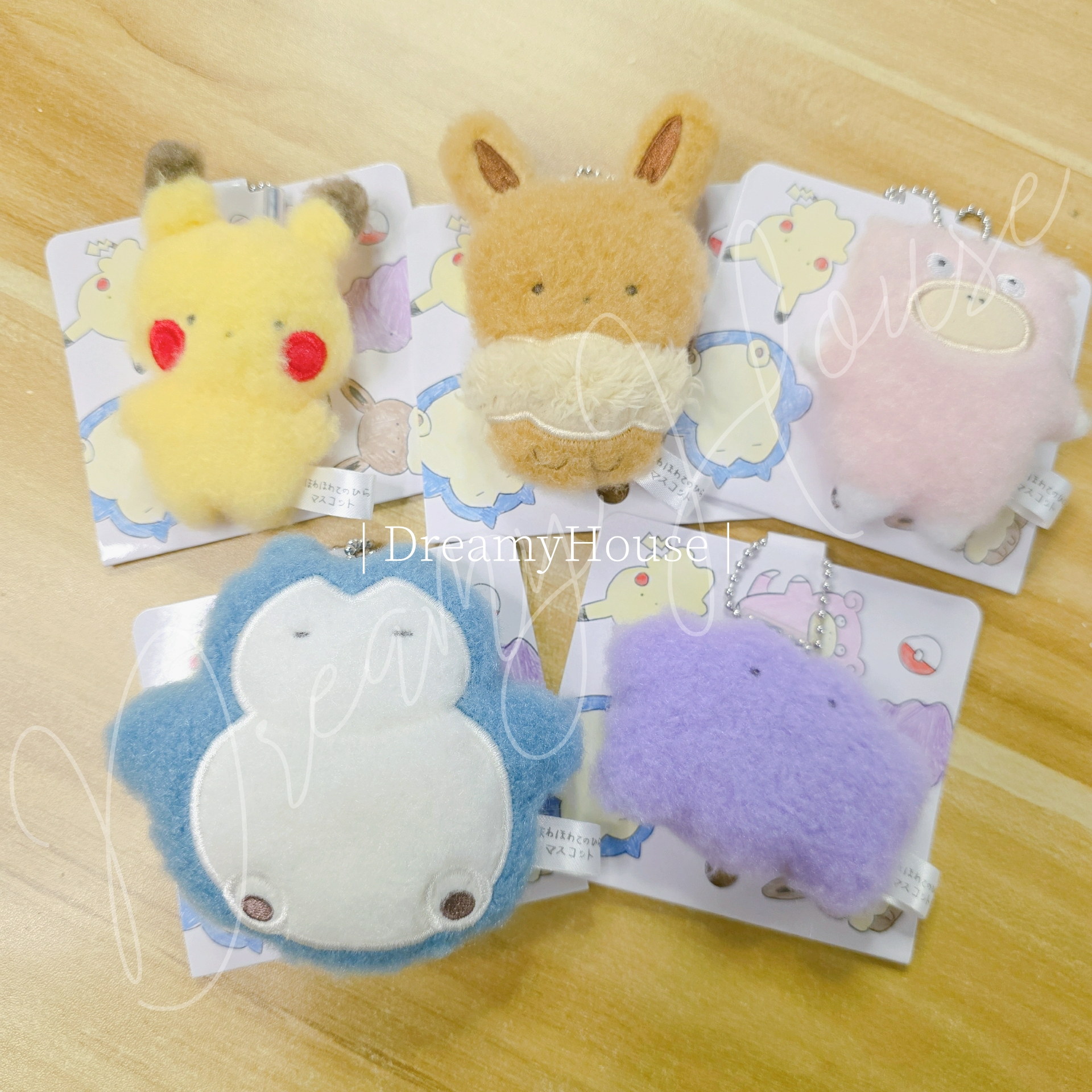 日本 Pokémon 毛茸茸公仔吊飾