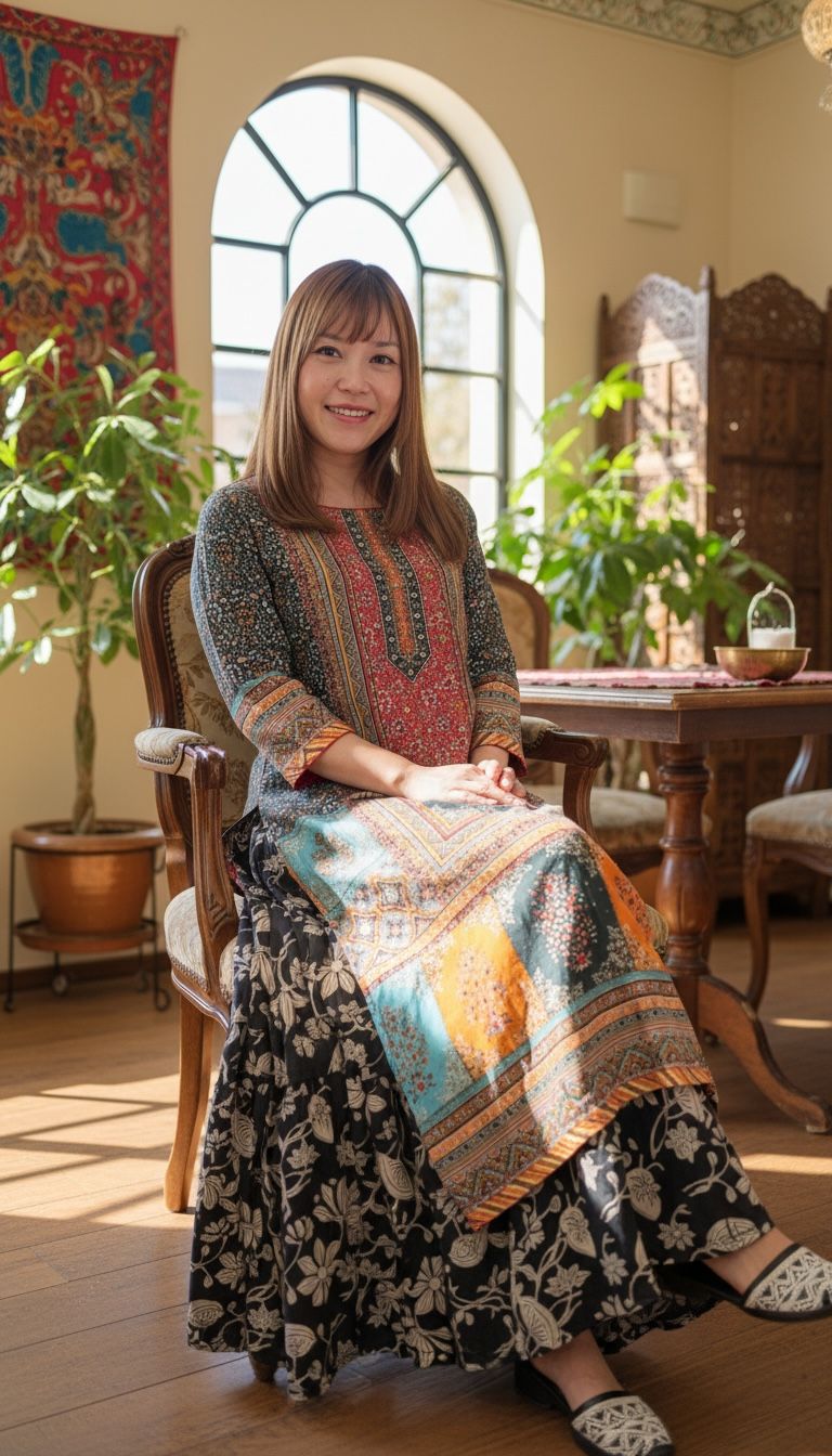 2163 Vintage Kurta 42"