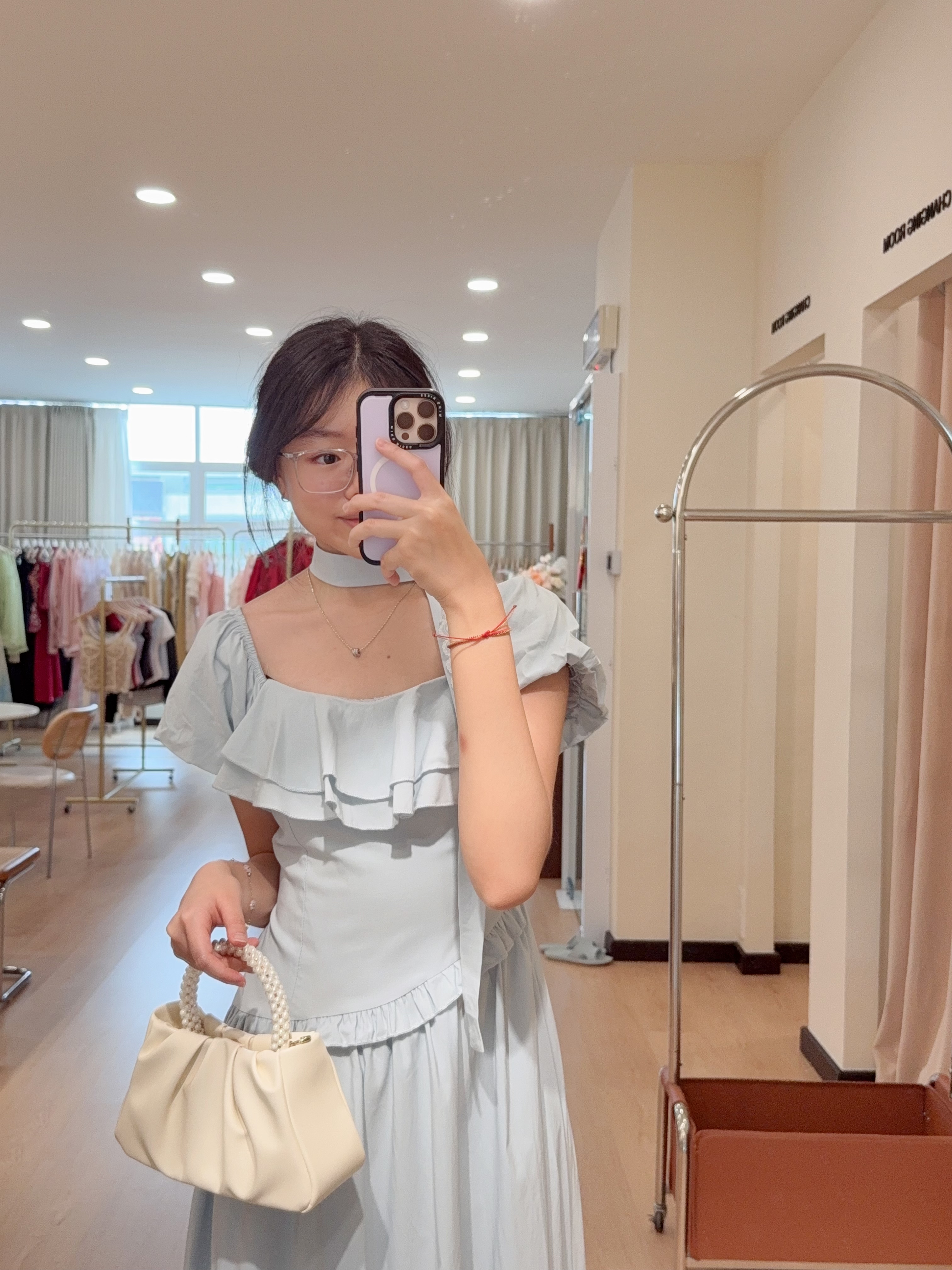 2808法式连身长裙