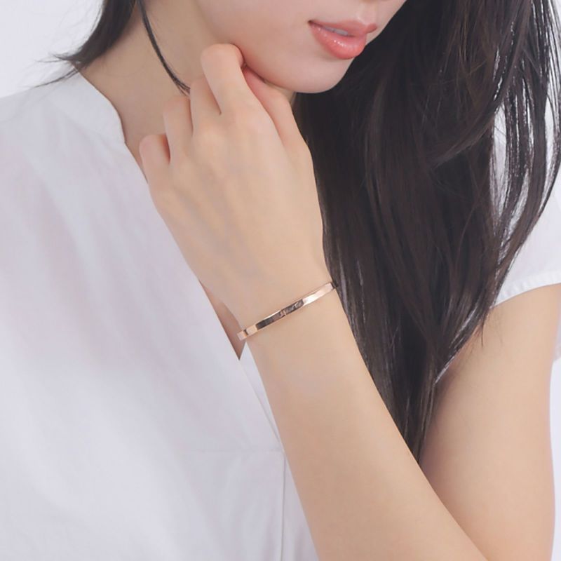 📦預訂 日本限定 White Clover 純色 手鐲 (一對)