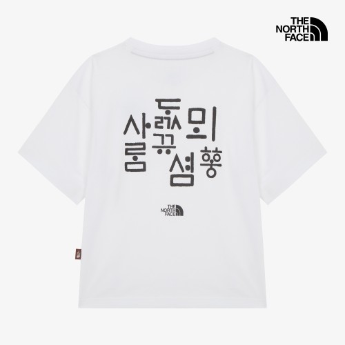 [The North Face] W'S HANGEUL S/S R/TEE (5種)