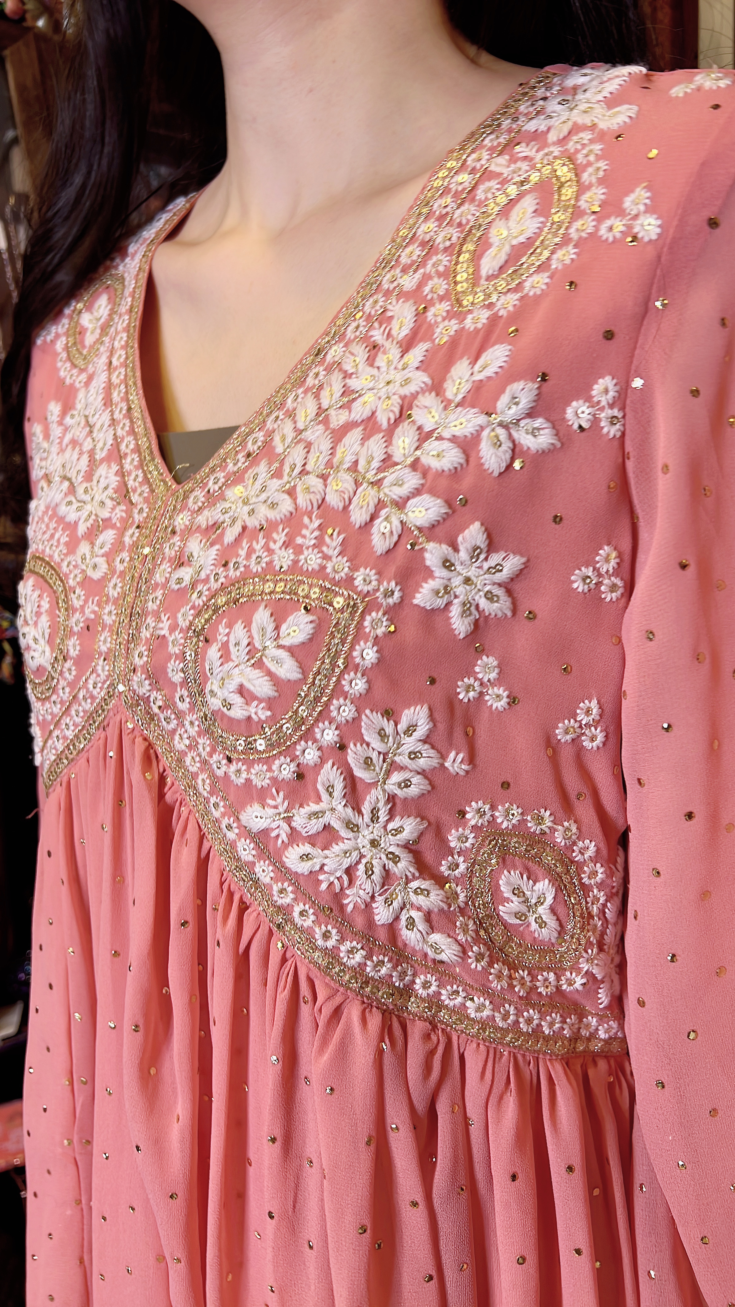 Pink x white Gold  Emb. OP #006