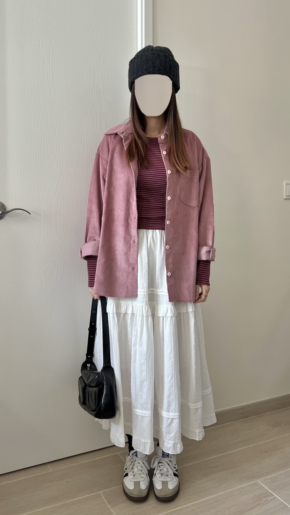 甜甜價 莓果親膚間條衫 現貨