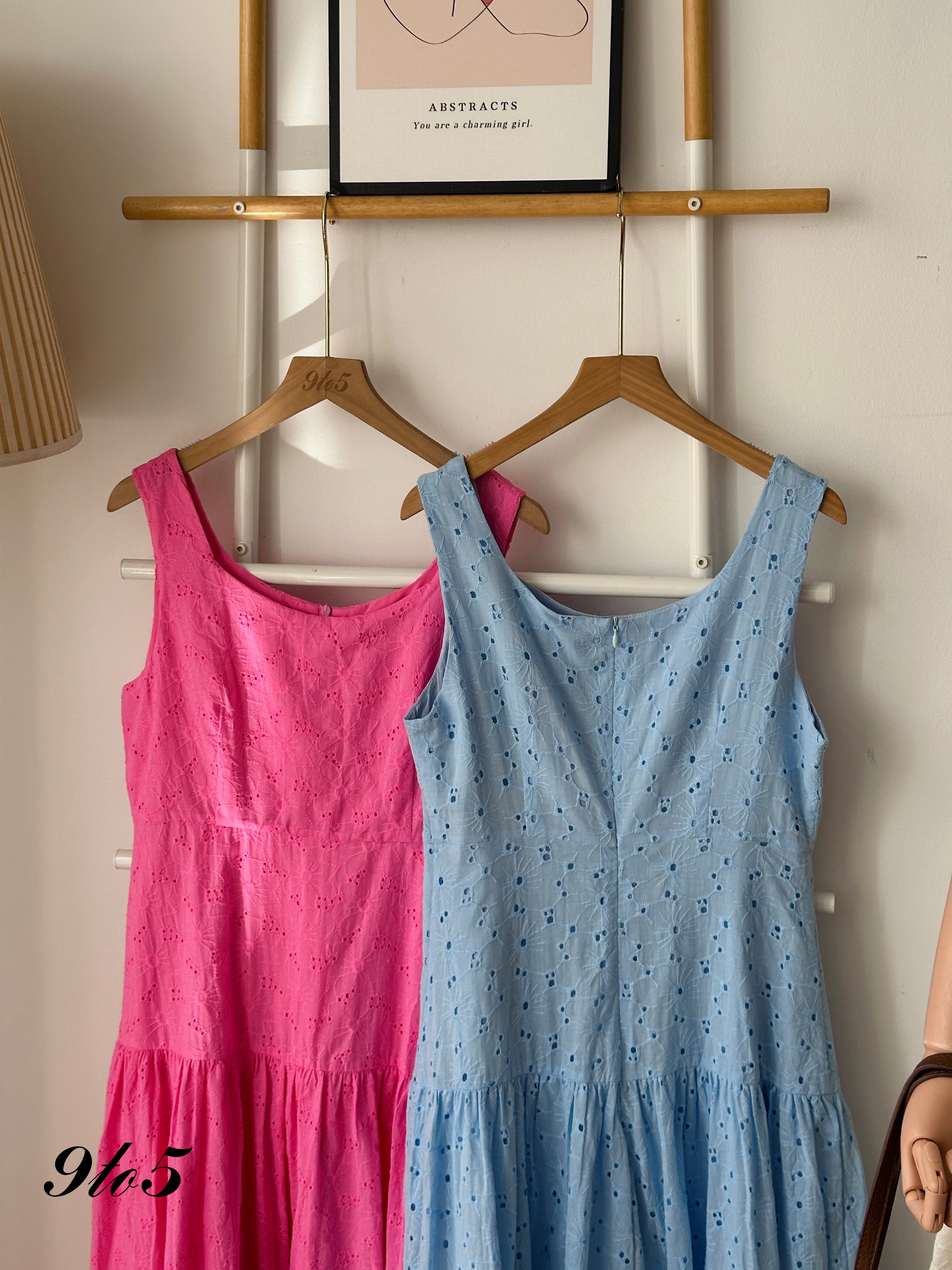 D2322 Sleeveless Layered Dress - 3 Colors