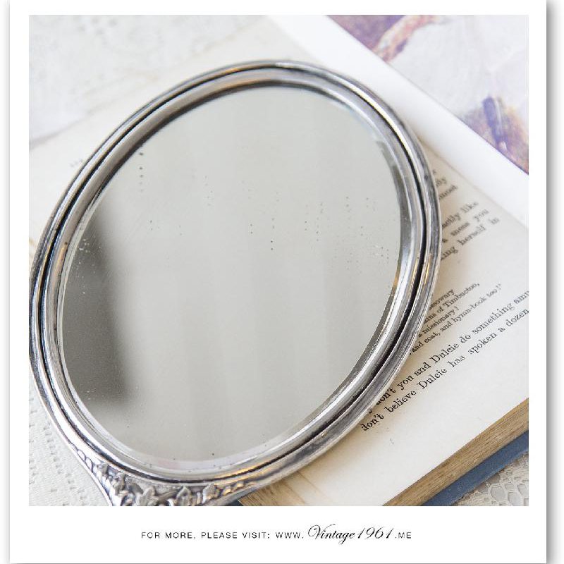 1950s Silver Tone Brush x Mirror x Ring Box Set (CA257)