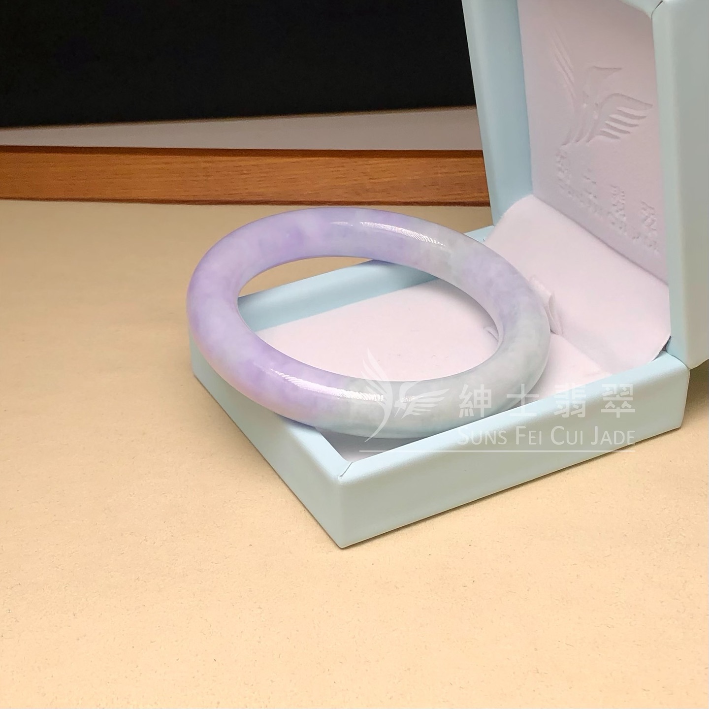 木那藍紫春彩圓鐲57.2mm