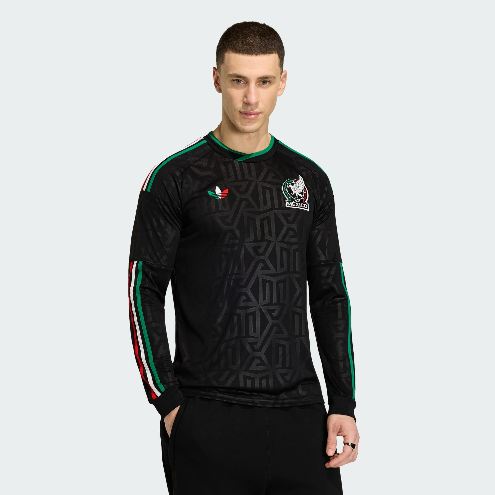 Adidas x Someone Somewhere Mexico 墨西哥 2026-27 三客長袖球迷版球衣 (可加印字章) KA3988