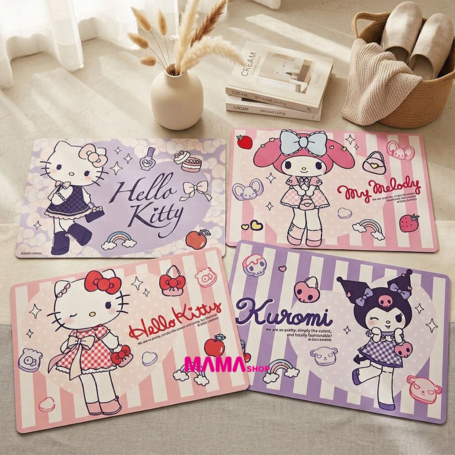 台灣直送 Sanrio 長腿造型軟式地墊