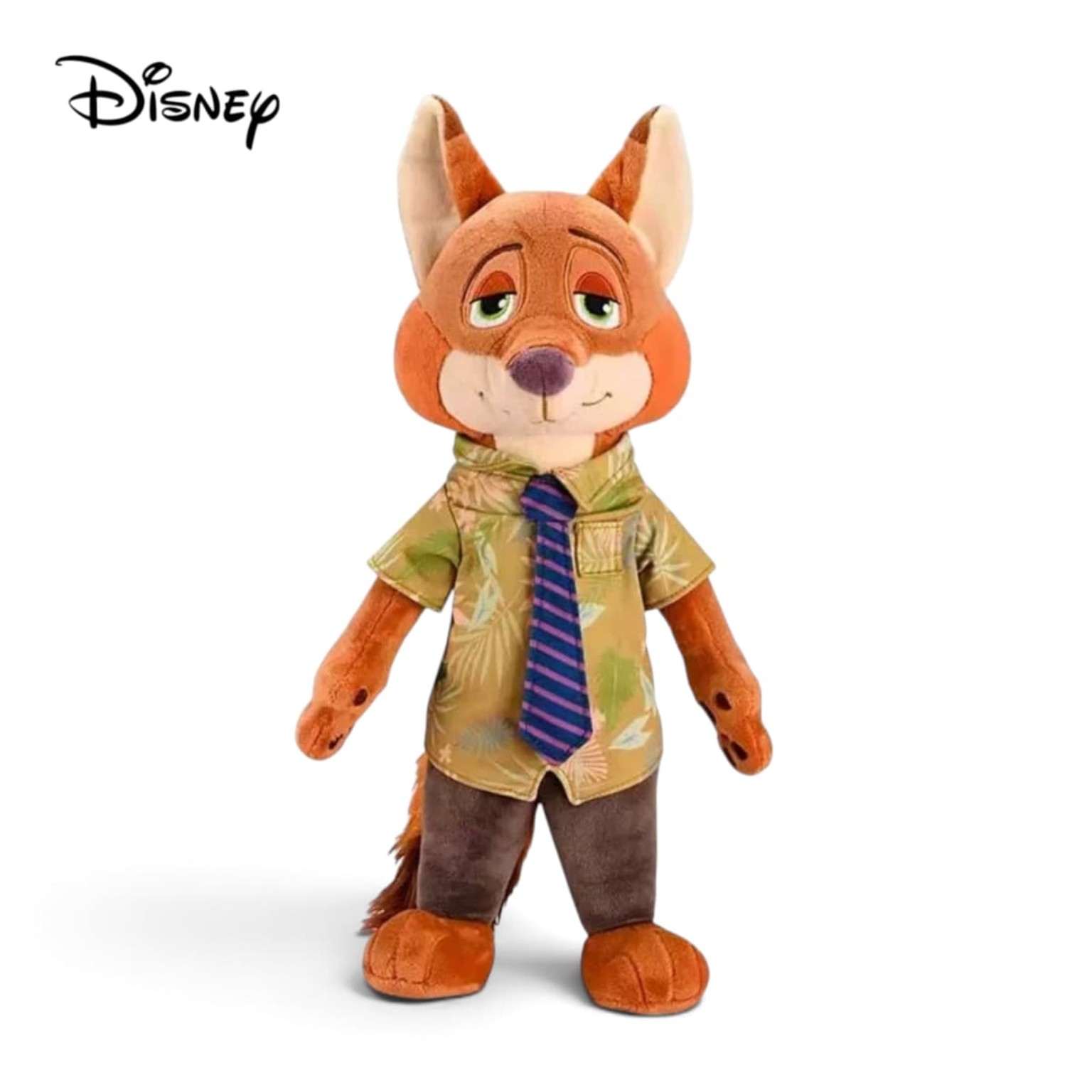 正版Disney優獸大都會阿力毛公仔 Zootopia Nick Plush生日禮物30cm