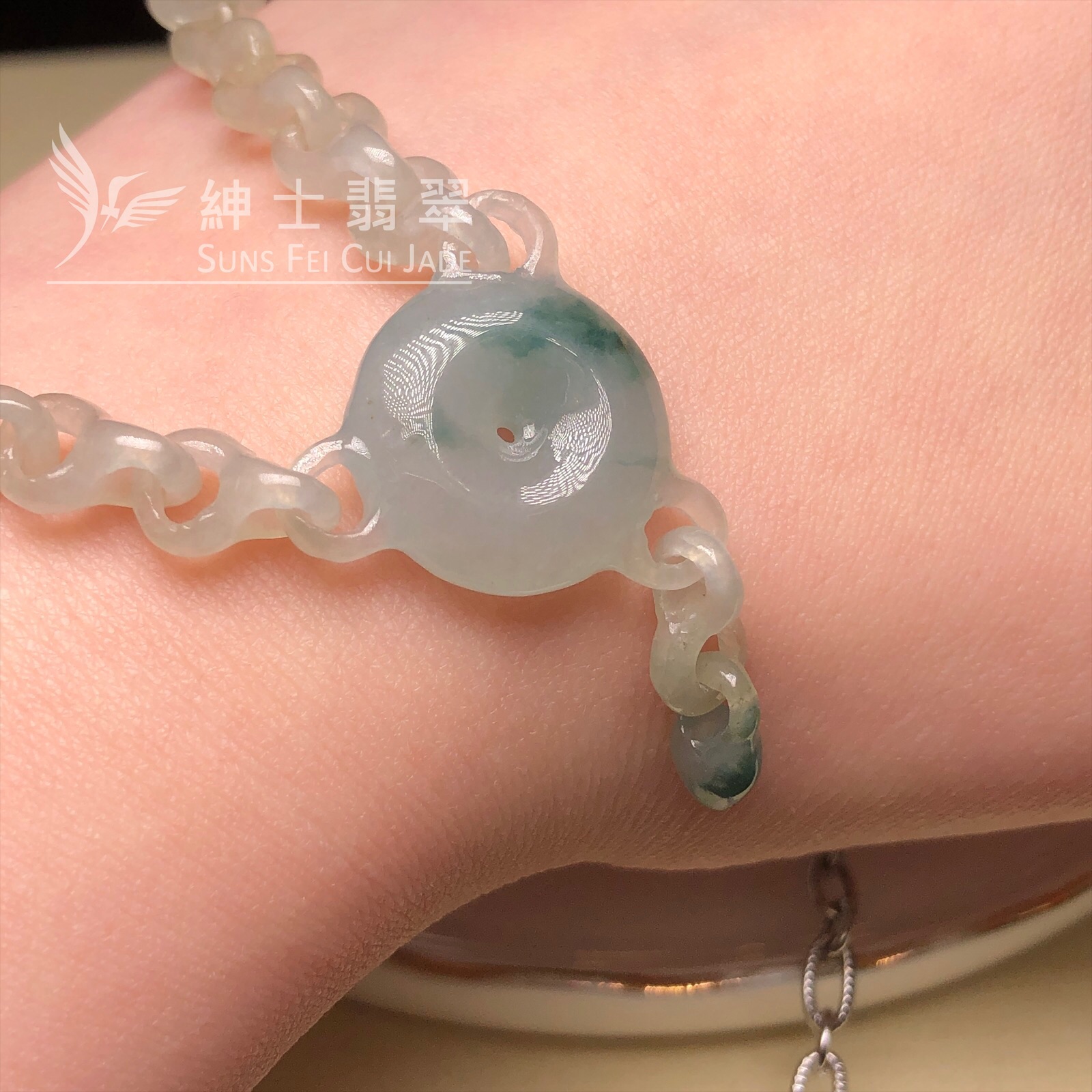 B08624 糯冰飄花頸鏈