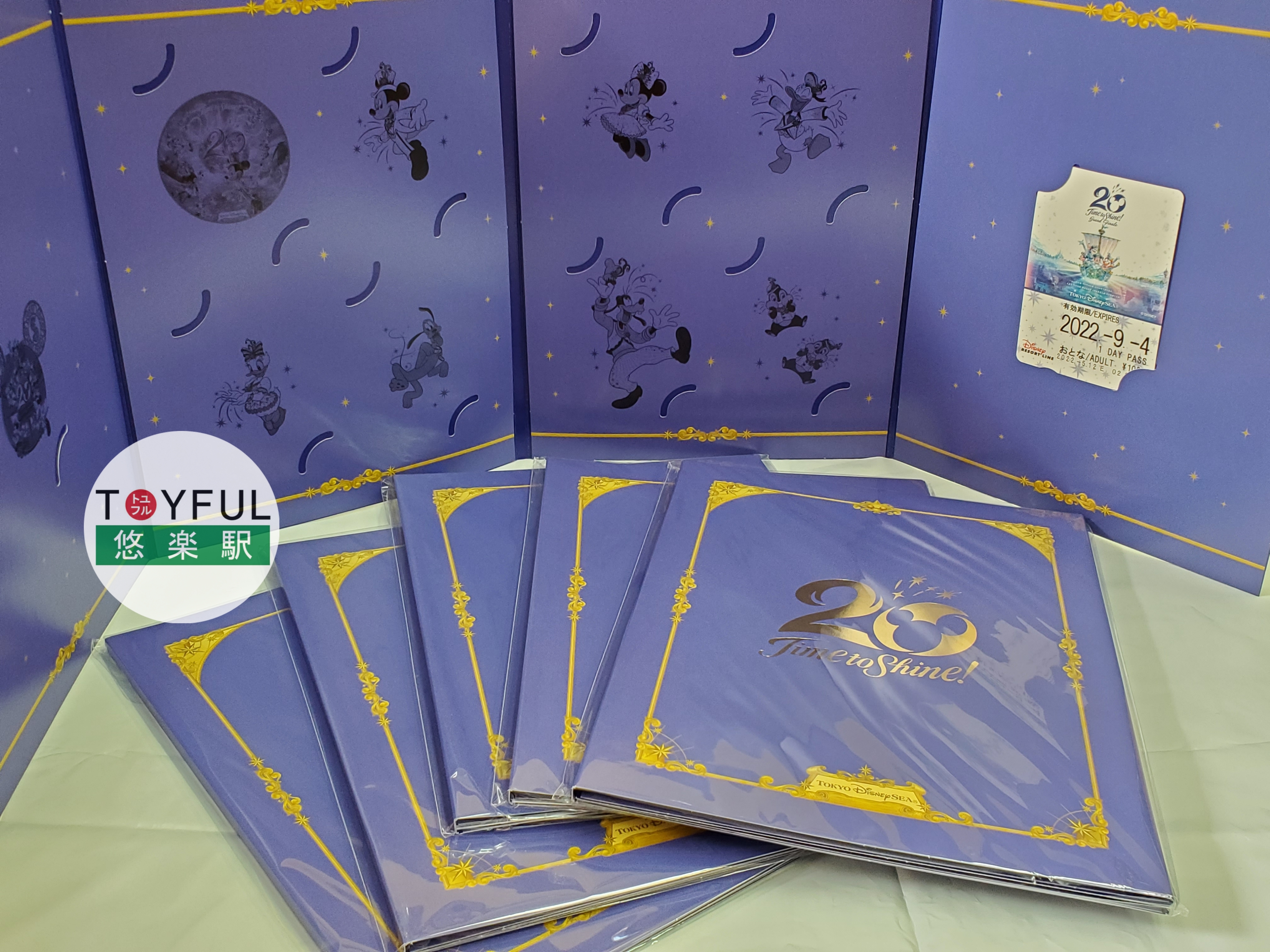[現貨] [東京迪士尼] 東京迪士尼海洋｜20週年記念車票套裝 {TF220601}