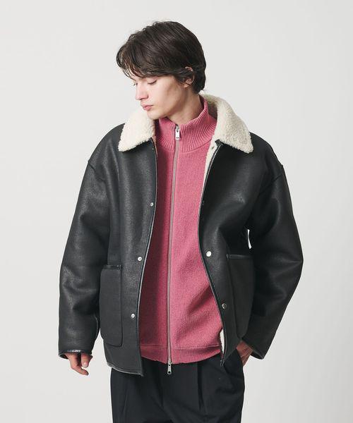 United Arrows monkey time 仿羊皮兩穿雙面外套 (Reversible Jacket)