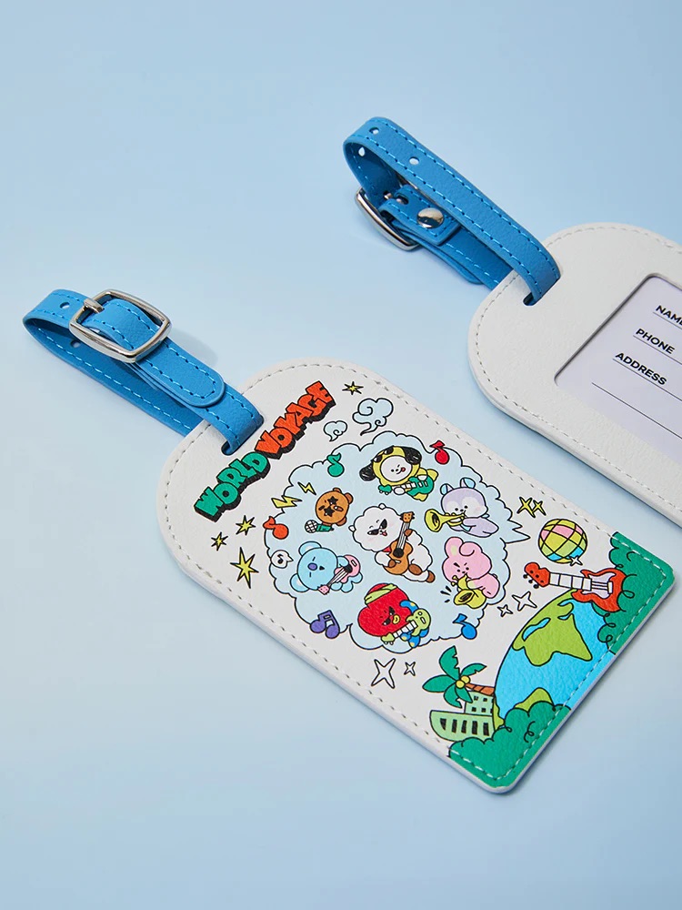 📦訂購 韓國代購 Line Friends BT21 (WORLD VOYAGE) LUGGAGE TAG 行李牌
