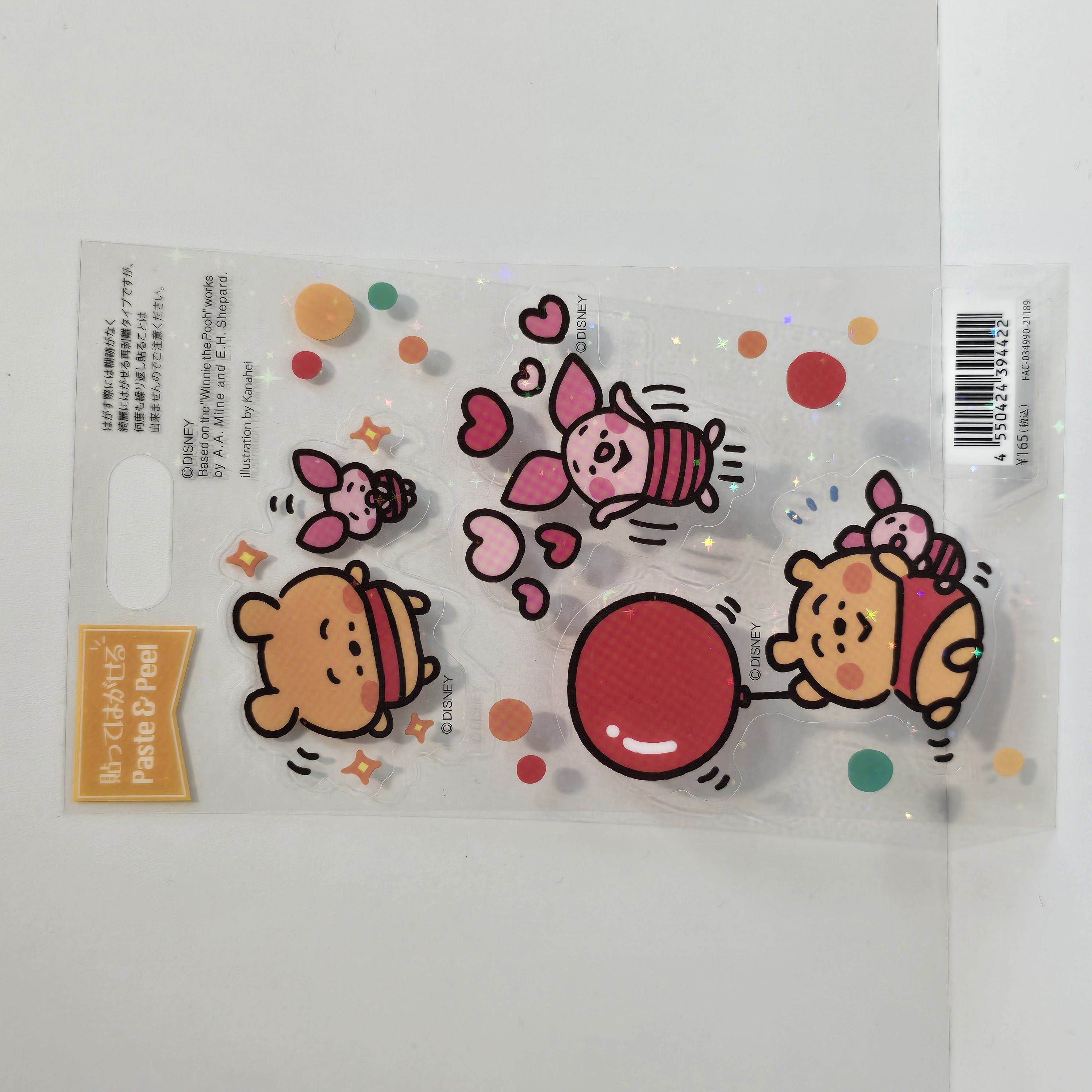 現貨 Kanahei x Disney Pooh 貼紙