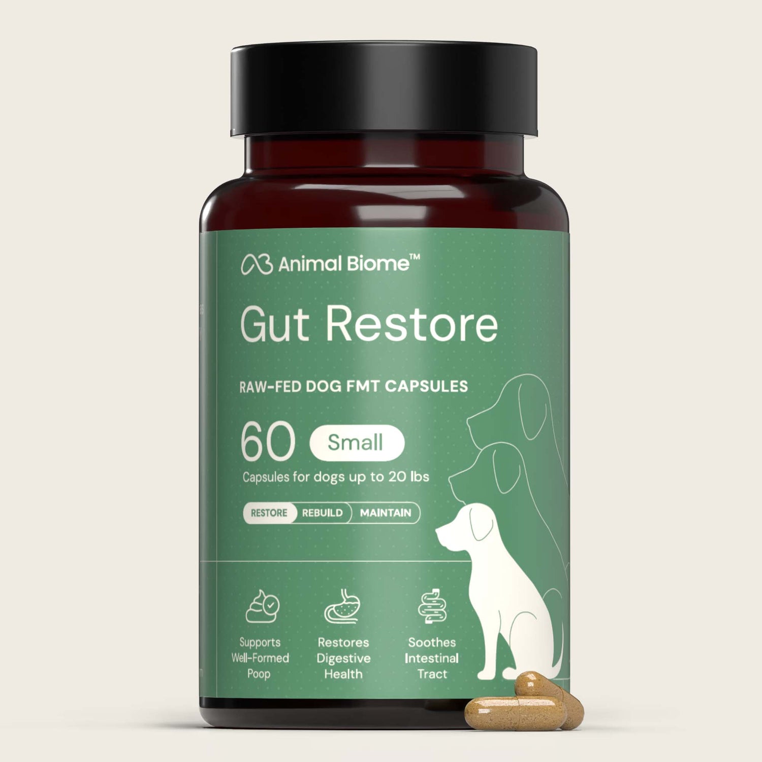 AnimalBiome : DoggyBiome Gut Restore Supplement from Raw-Fed Dogs [最新存貨情況請參閱下列商品介紹]